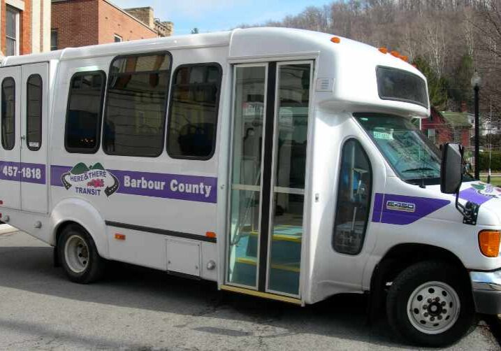 Barbour County, West Virgini bus transportation from Here and There Transit